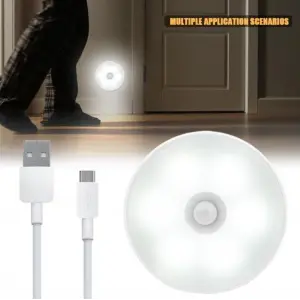 Hareket Sensörlü Usb Şarjlı Led Işık Lamba