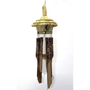 Hasır Kuş Yuvalı Bambu Çan 3dıarta-13