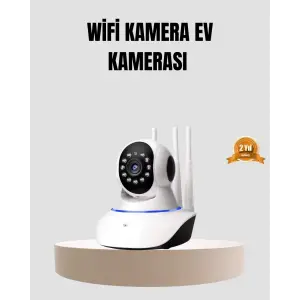 HD IP Kamera – Gece Görüşlü, Hareket Sensörlü, Mobil Takip ve Çift Yönlü Ses
