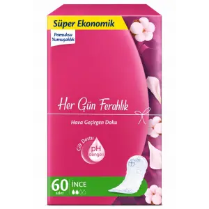 Her Gün Ferahlık Günlük Ped 60lı