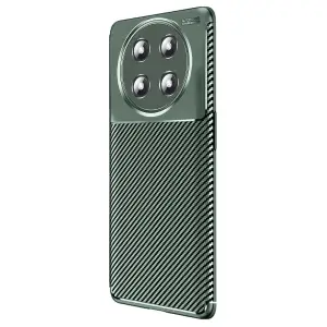 Honor Magic 7 Lite Kılıf Auto Fus Karbon Kapak - Koyu Yeşil