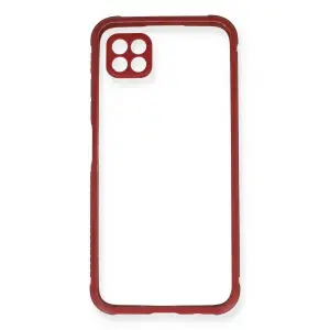 Huawei P40 Lite Kılıf Miami Şeffaf  - Fuşya