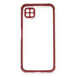 Huawei P40 Lite Kılıf Miami Şeffaf  - Fuşya