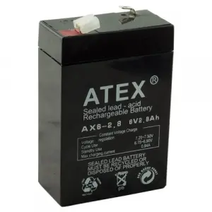 İnce Akü 6v 2.8ah Amper Bx40