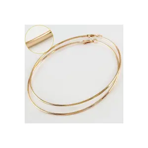 İnce Boru Metal Halka Küpe 8-9-10 cm