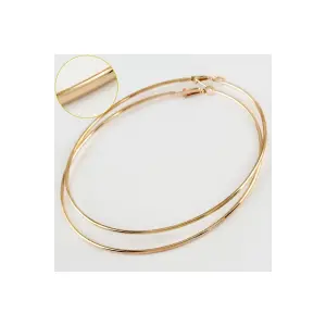 İnce Boru Metal Halka Küpe 8-9-10 cm