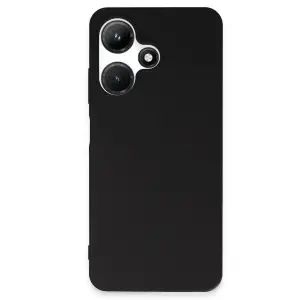 İnfinix Hot 30i Kılıf First Silikon - Siyah