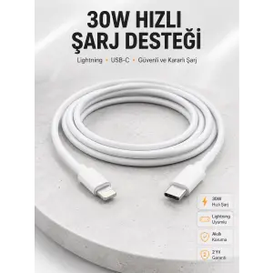 IOS Tüm Serilerle Uyumlu 30W Hızlı Şarj Aleti 11 12 13 14/Pro Max Mini Plus