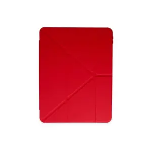 İpad Pro 11 (2018) Kılıf Kalemlikli Mars Tablet Kılıfı - Kırmızı