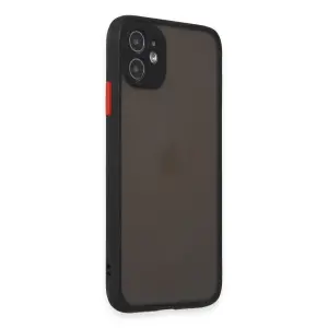 İphone 11 Kılıf Montreal  Kapak - Siyah