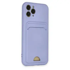 İphone 11 Pro Kılıf Kelvin Kartvizitli  - Lila