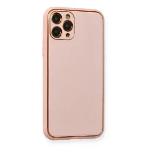 İphone 11 Pro Max Kılıf Co Deri  Kapak - Pembe