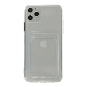 İphone 11 Pro Max Kılıf Kart Şeffaf  - Şeffaf