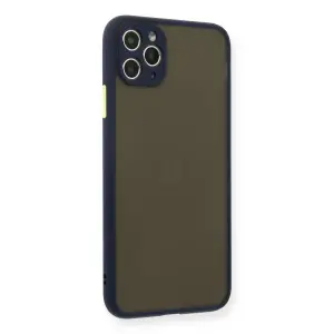 İphone 11 Pro Max Kılıf Montreal  Kapak - Lacivert