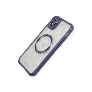İphone 11 Pro Max Kılıf Prag Magneticsafe Kapak - Derin Mor