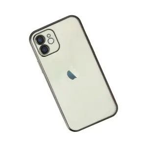 İphone 12 Kılıf  Lensli  - Siyah