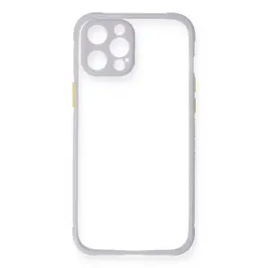 İphone 12 Kılıf Miami Şeffaf  - Lila