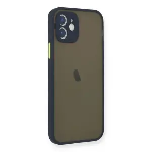 İphone 12 Mini Kılıf Montreal  Kapak - Lacivert