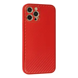 İphone 12 Pro Kılıf Co Karbon  - Kırmızı