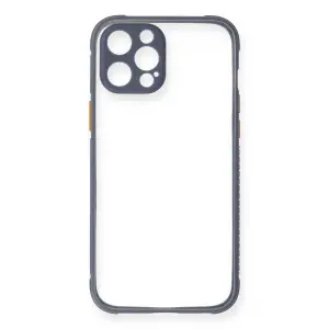 İphone 12 Pro Kılıf Miami Şeffaf  - Gri