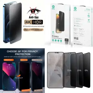 iphone 12 Pro Max – Hayalet Antistatik ESD Cam Tam Kaplayan Dvip
