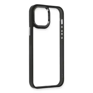 İphone 12 Pro Max Kılıf Dora Kapak - Siyah