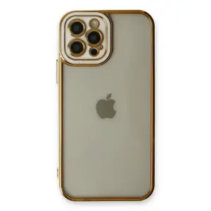 İphone 12 Pro Max Kılıf Liva Lens  - Beyaz
