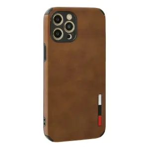 İphone 12 Pro Max Kılıf Loop Deri  - Kahverengi