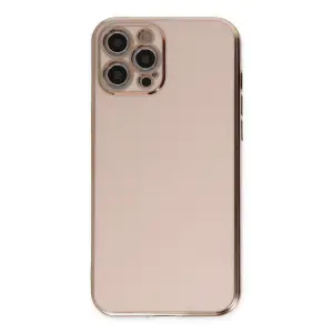 İphone 12 Pro Max Kılıf Volet  - Pembe