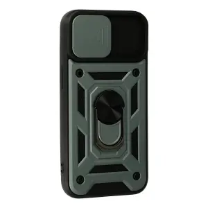 İphone 13 Kılıf Pars Lens Yüzüklü  - Yeşil