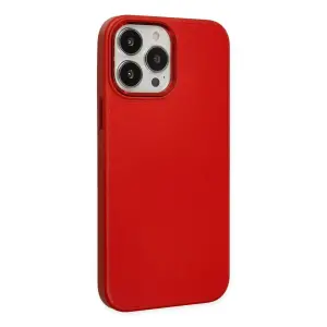 İphone 13 Pro Kılıf Asya Deri  - Kırmızı