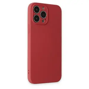 İphone 13 Pro Kılıf Nano İçi Kadife  - Kiremit