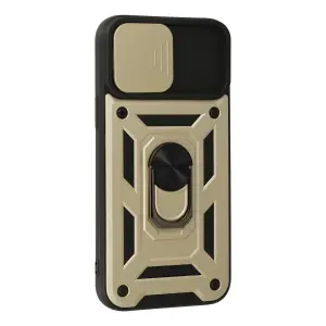 İphone 13 Pro Kılıf Pars Lens Yüzüklü  - Gold