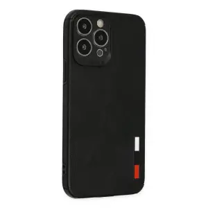 İphone 13 Pro Max Kılıf Loop Deri  - Siyah