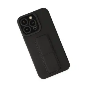İphone 13 Pro Max Kılıf Mega Standlı  - Siyah