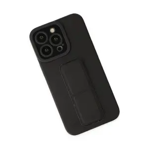 İphone 13 Pro Max Kılıf Mega Standlı  - Siyah