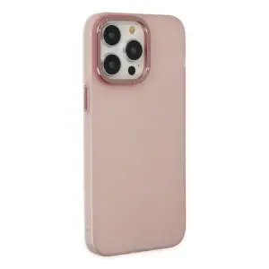 İphone 13 Pro Max Kılıf Modos Metal Kapak - Pembe