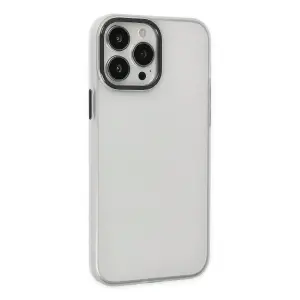 İphone 13 Pro Max Kılıf Modos Metal Kapak - Şeffaf
