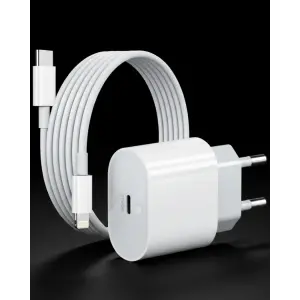 iPhone 14 13 12 11 Uyumlu 20W Hızlı Şarj Adaptörü Lightning Kablo Seti