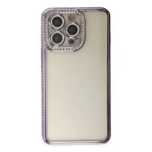 İphone 14 Pro Kılıf Joke Taşlı  - Mor
