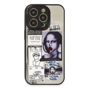 İphone 14 Pro Kılıf Mirror Desenli Kapak - Mirror - 2