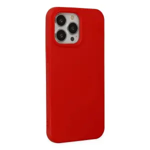 İphone 14 Pro Kılıf Nano İçi Kadife  - Kırmızı