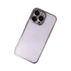 İphone 14 Pro Max Kılıf  Lensli  - Gold