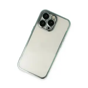 İphone 14 Pro Max Kılıf  Lensli  - Yeşil