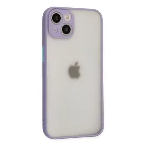 İphone 15 Plus Kılıf Montreal  Kapak - Mor