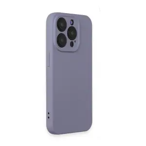 İphone 15 Pro Max Kılıf Nano İçi Kadife  - Lila