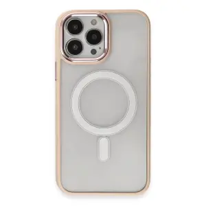 İphone 15 Pro Max Kılıf Room Magneticsafe  - Pudra