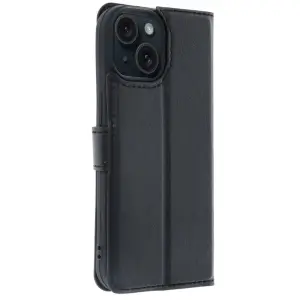 İphone 15 Trend S Plus Kapaklı Kılıf - Siyah