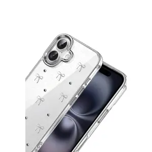 İphone 16 Fiyonk Desenli Kapak - Desen 5