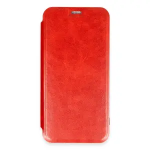 İphone 16 Plus Kılıf Flip Cover - Kırmızı